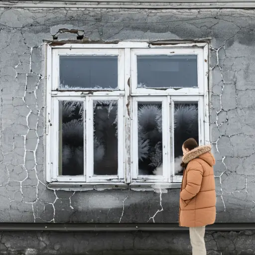 这栋房子没有中央供暖，所以冬天很冷。