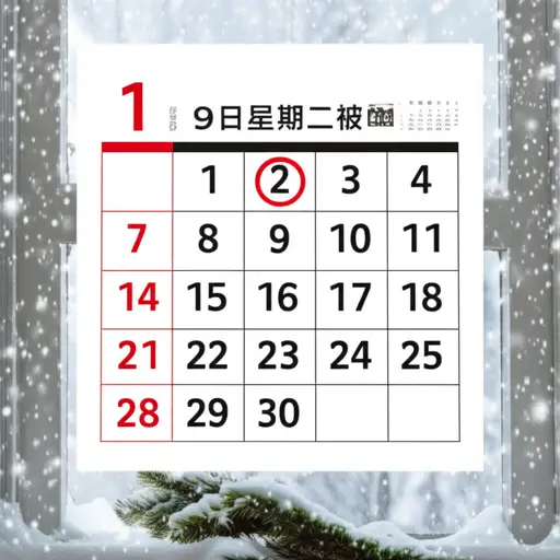 我的空闲日是12月9日星期二。