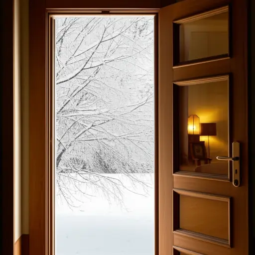 请随手关门，外面很冷。