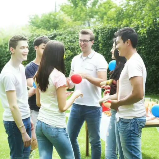 这个休闲派对不需要穿得很正式。