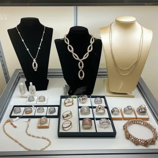 他们出售各种各样的珠宝。