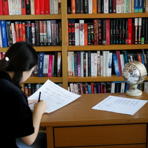 她是一位著名的科幻作家。