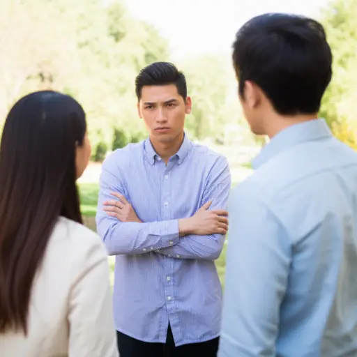 我听不清他们在说什么。