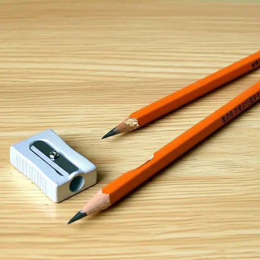 我的铅笔断了，需要削一下。