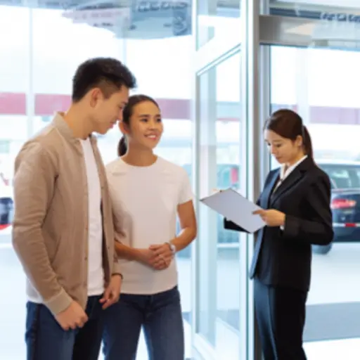 我们期待下周接收我们的新车。