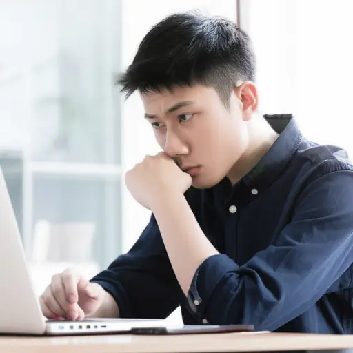 他在回答前思考了几秒钟。