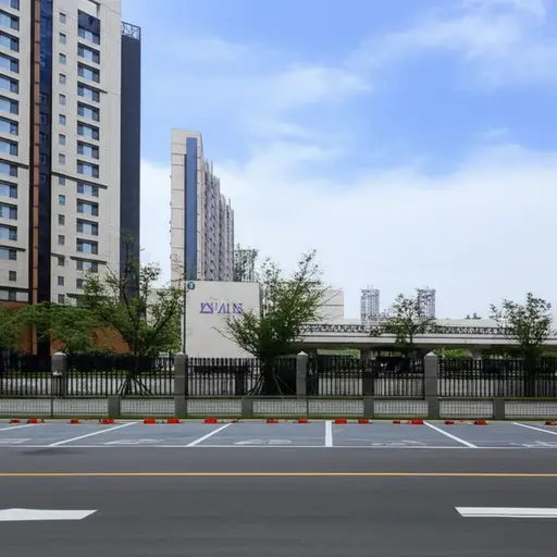 楼前有一个免费的停车位。