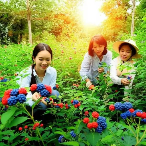 我们最喜爱的夏季活动之一就是在森林里采摘野生浆果。