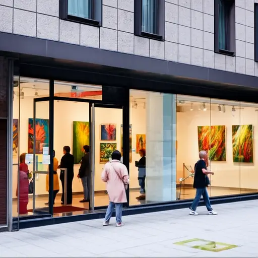 你可以参观城市里的一个艺术画廊。