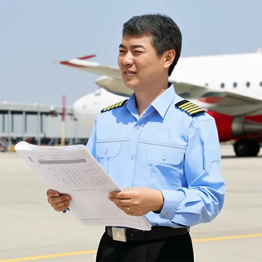 我爸爸是一名飞机工程师。