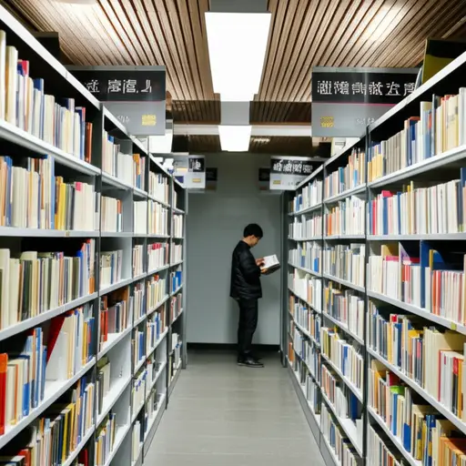 图书馆按主题进行的书籍摆放让研究方便了许多。