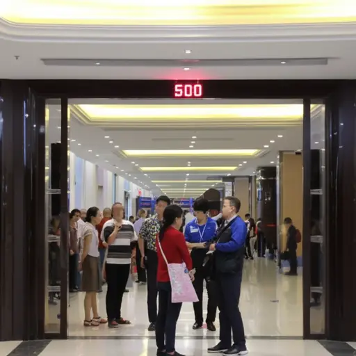 我们预计大约有400名访客，但实际数字接近500。