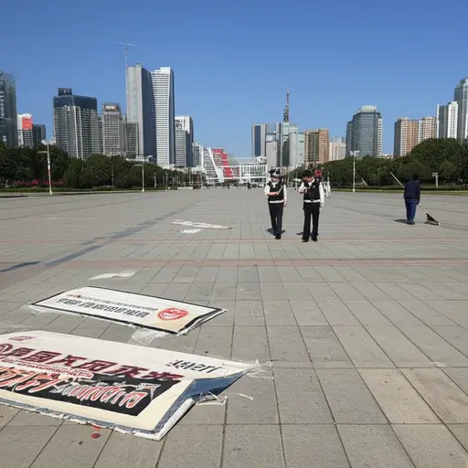 抗议过后，当局重新掌控了城市广场。