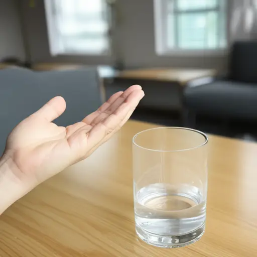 请给我一杯水。