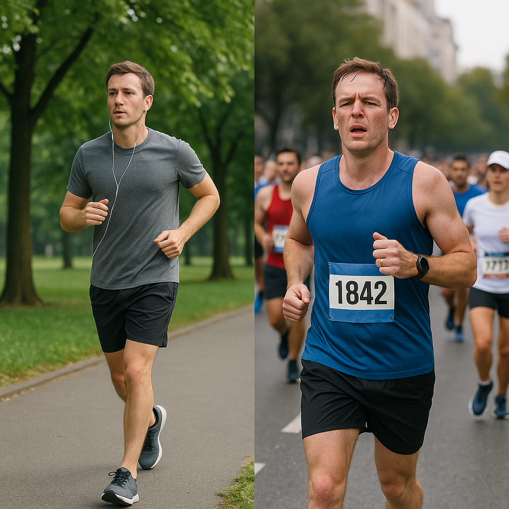 跑马拉松需要坚持训练和较强的耐力。