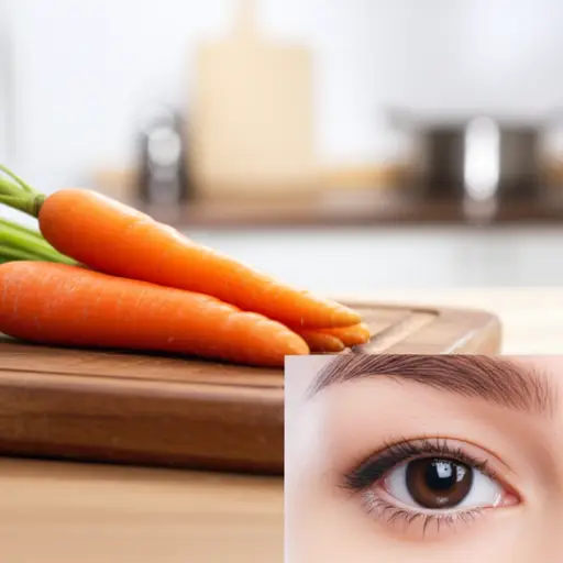 生胡萝卜对眼睛有益。