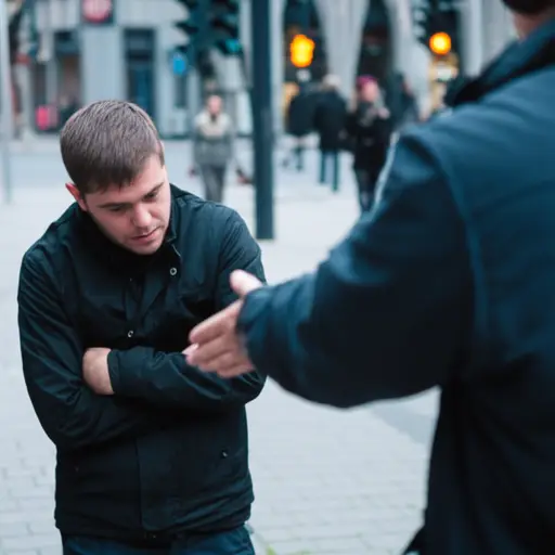 他遇到了麻烦，但他拒绝了我所有的帮助提议。