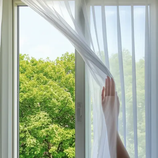 打开窗户，让一些新鲜空气进来。