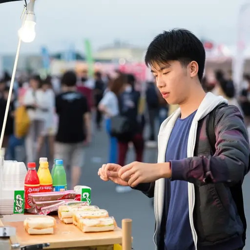 我可以做一些三明治或卖一些软饮料来帮助音乐会。