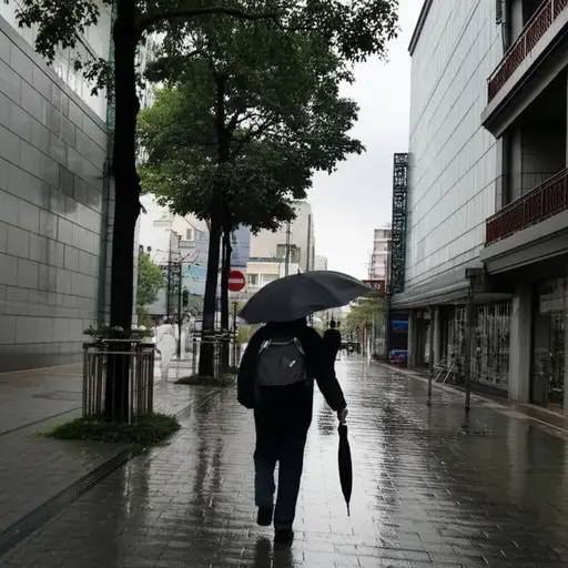 今天晚些时候有可能会下雨，所以带把伞吧。