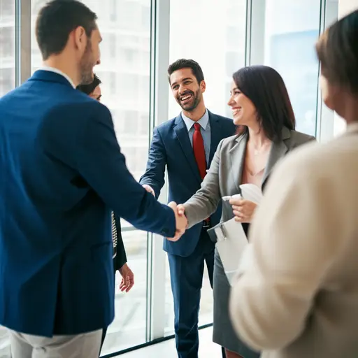 在我之前的工作中，我经常需要与许多不同的人打交道。