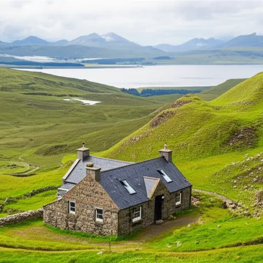 我在苏格兰长大。