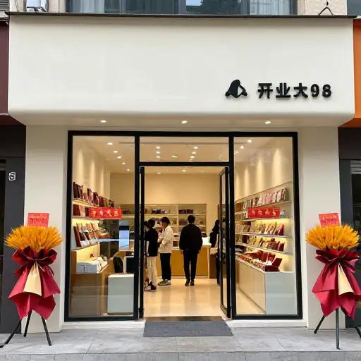 这家新店昨天正式开业。