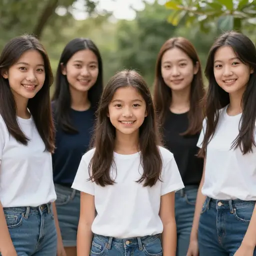 我有三个姐妹。
