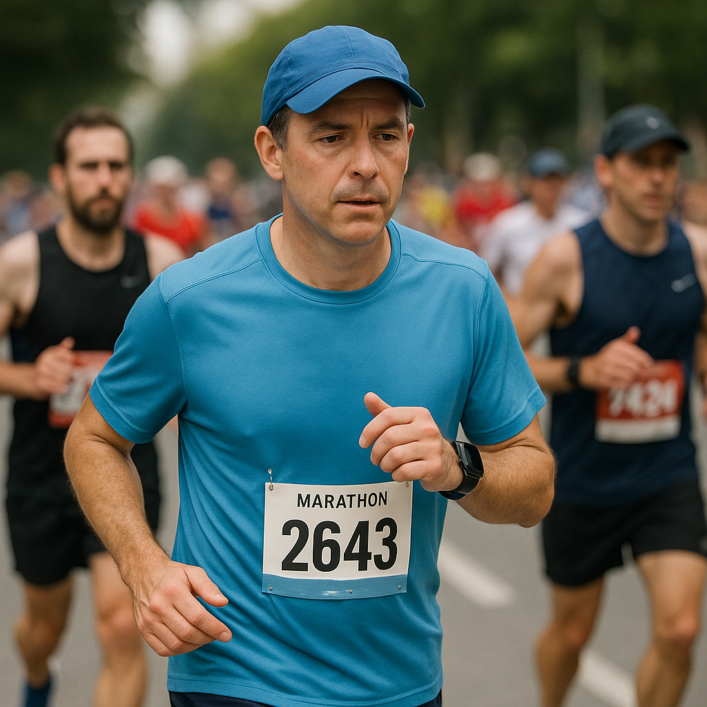 在马拉松比赛中，跑者需要控制好自己的节奏，避免过早疲劳。