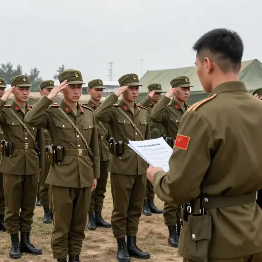 士兵们拒绝服从命令。