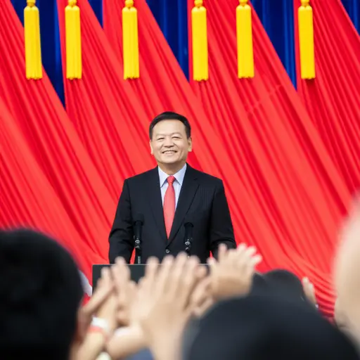 他于1997年当选总统。