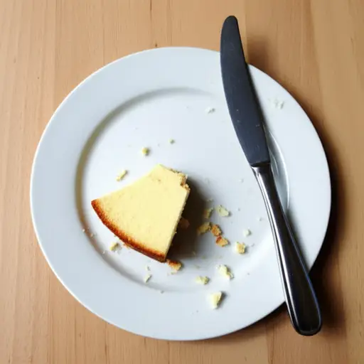 这是最后一块蛋糕了。