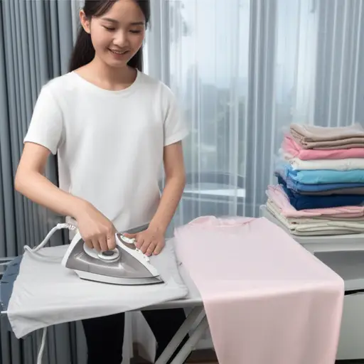 我今晚必须熨一些衣服。