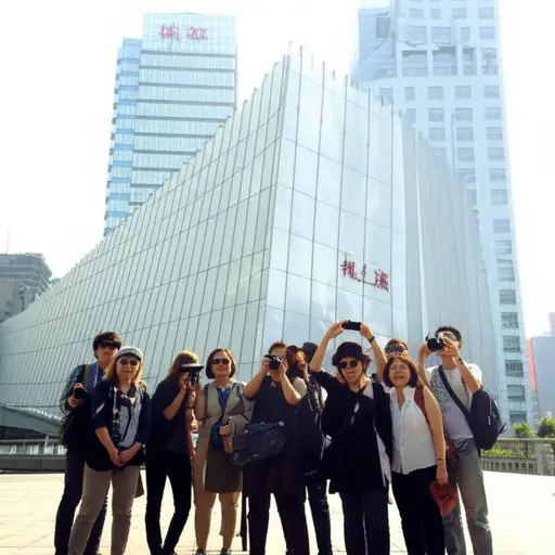 然后我们可能去观光。