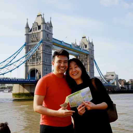 我们在伦敦度周末。