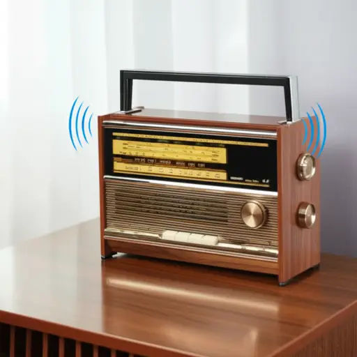 这首歌在收音机里经常播放。