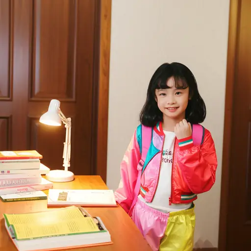 她去参加了派对，尽管她有很多作业。