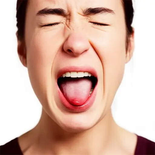 我的嘴巴变得如此干燥，以至于我的舌头粘在了上颚上。