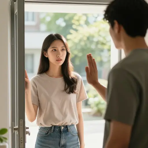 她向他保证她会在中午前回来。