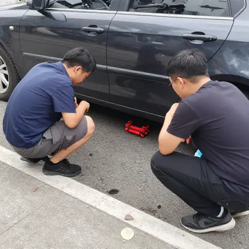 他们在汽车下面发现了一个炸弹。