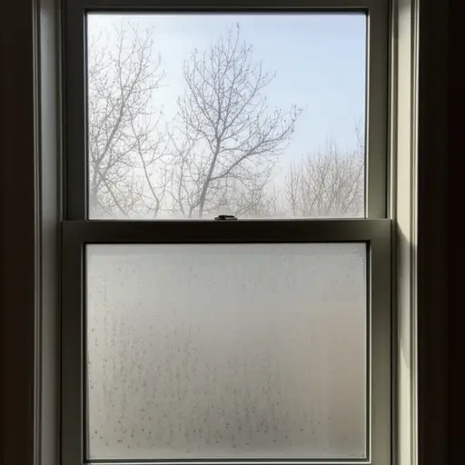 窗户关着以防寒冷。