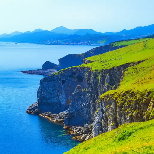 爱尔兰的西海岸风景非常优美。