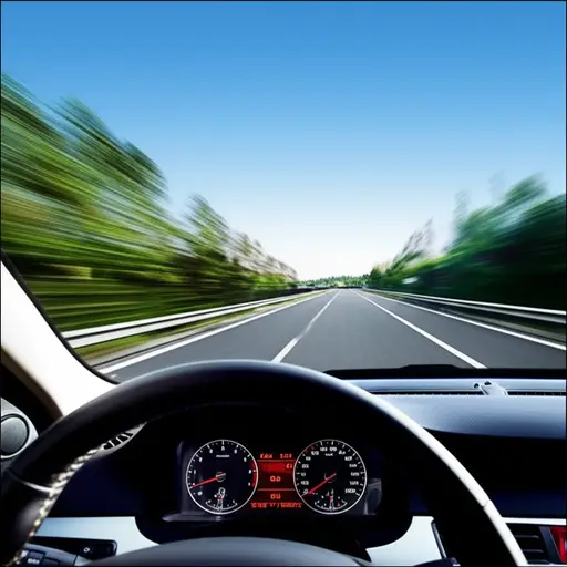 我们一路全速行驶。