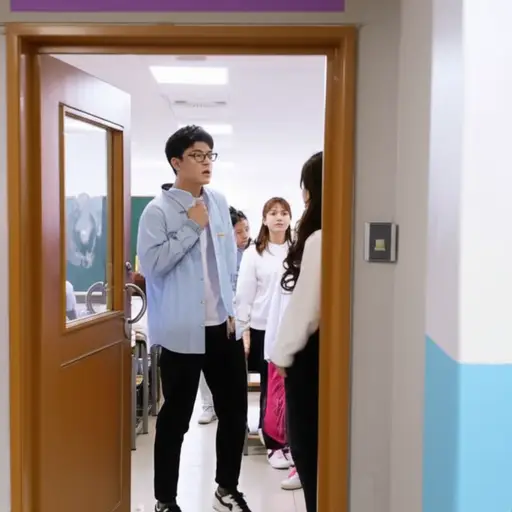 第一堂课对我来说非常尴尬，因为我迟到了。