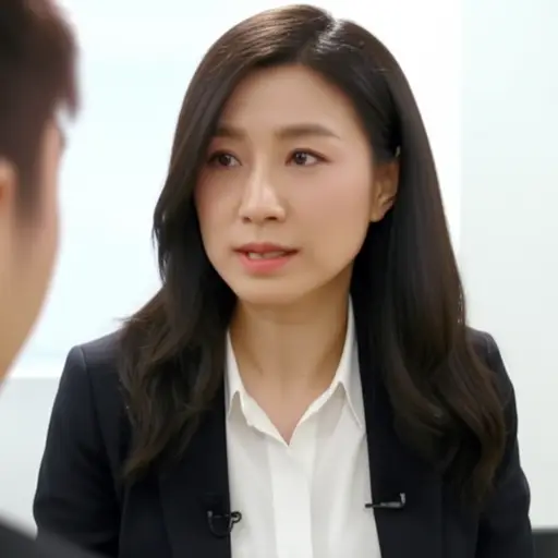 她的心情似乎在谈话过程中改变了。