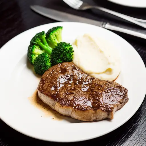 我晚餐想吃牛排。