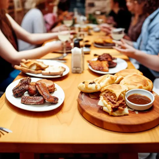 我在那家餐厅尝试了传统的阿根廷食物。