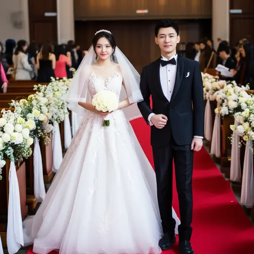 她三十岁时结婚了。