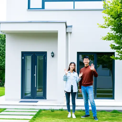 他们邀请我们去参观他们的新房子。