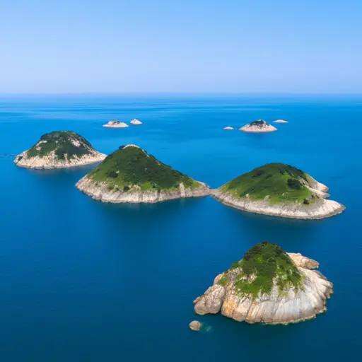 这是一群分散的小岛。